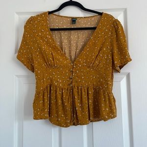 flowy floral blouse by Wild Fable